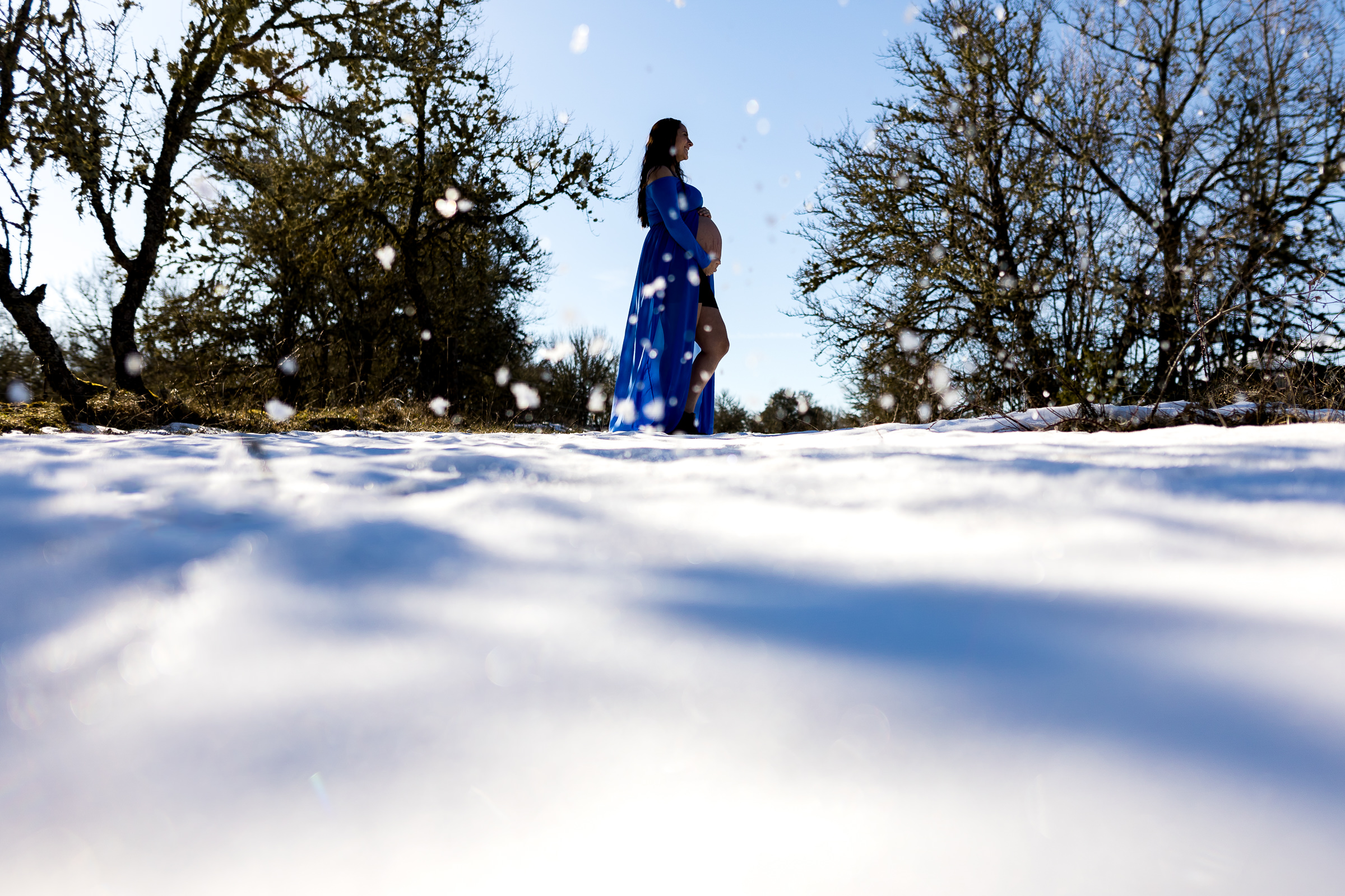 Séance grossesse hivernale